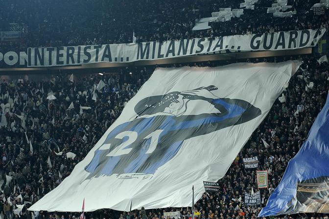 La coreografia del popolo bianconero contro Inter...Bozzani